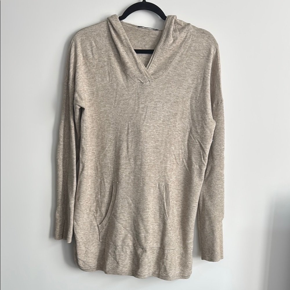 Cyrus Tan Cowl Neck Sweater Size M